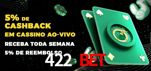 Promoções do cassino ao Vivo 422 bet